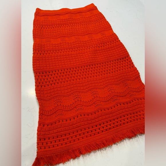 NWT - House of Harlow Orange Knit Skirt Set – Size Large - Picture 3 of 10